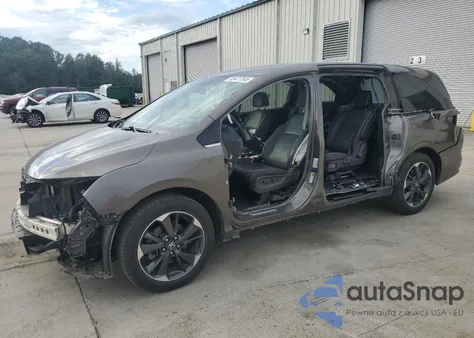 2022 Honda Odyssey Elite z USA, uszkodzony, nr VIN 5FNRL6H99NB023466